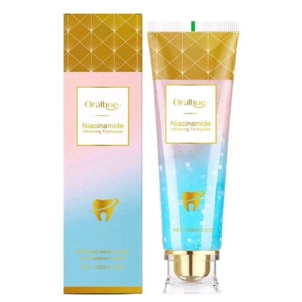 Oralhoe Teeth Cleaning Toothpaste Niacinamide‎ Refreshing Plant Extracts 120g